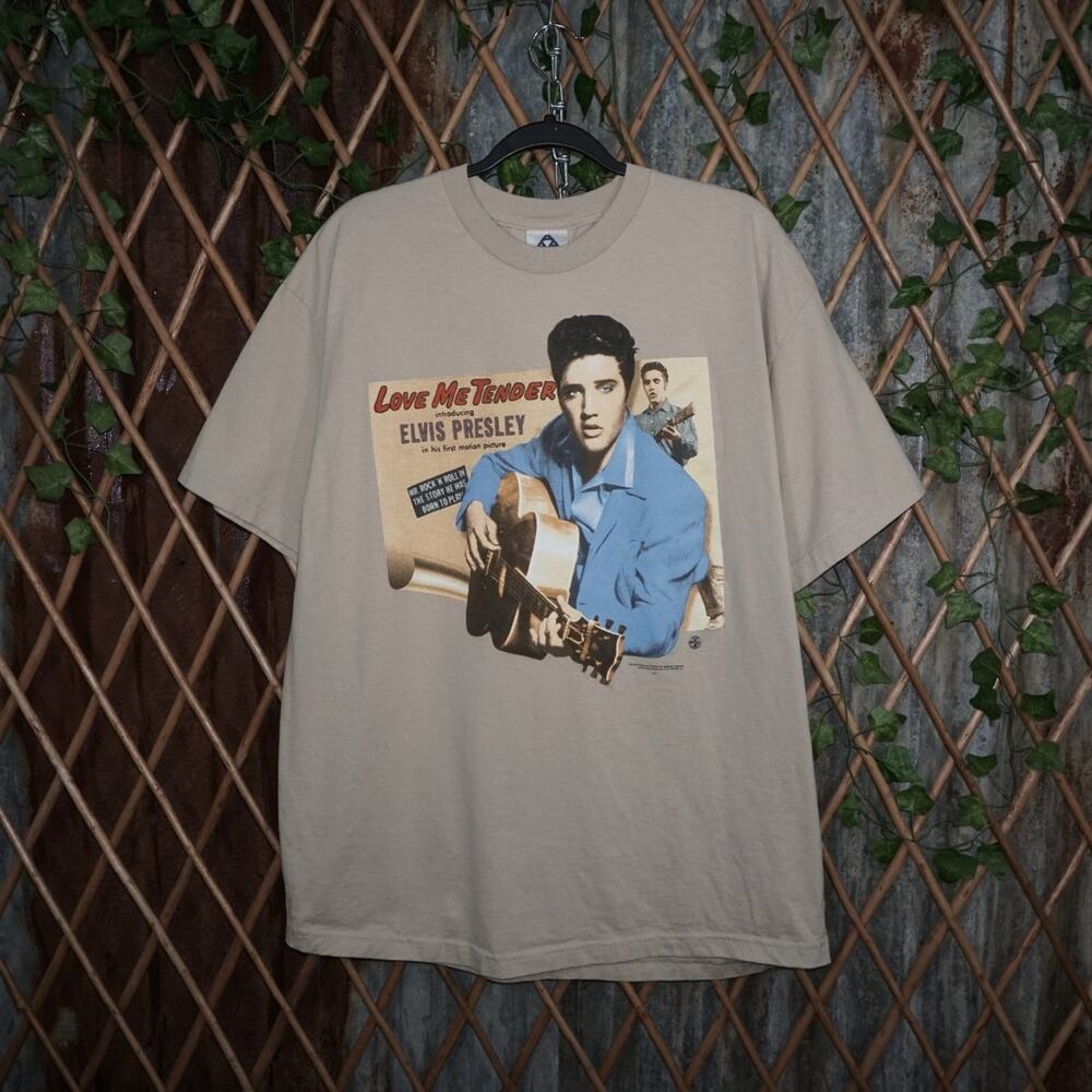 2XL - Vintage Y2K Aaa elvis presley love me tender his first